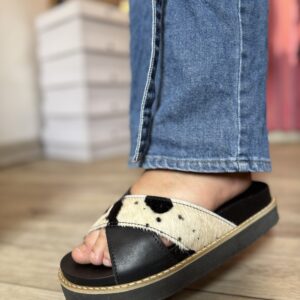 Chanclas vaca